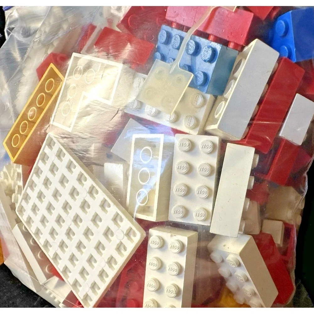 Vintage LEGO Building Box Pieces - Oven 100+ blocks included in set - Picture 6 of 13